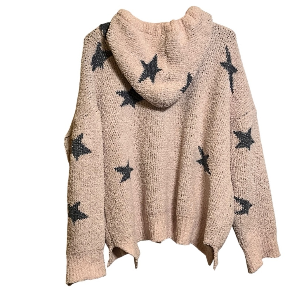Lisa Robertson Hooded Star Graphic Sweater Women’s Large